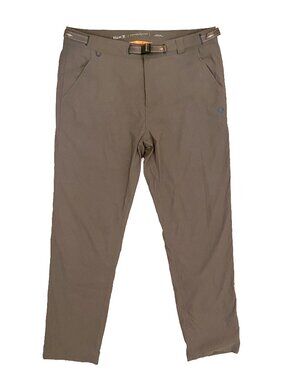 Roark Campover Insulated Pants Mens 34 Polar Fleece Lined Adventure Khaki Brown